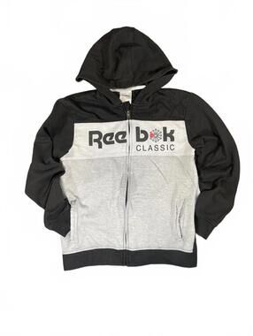 Reebok Classic Boy's Zip-Up Hoodie Sweatshirt Jacket - Size Large (14/16)